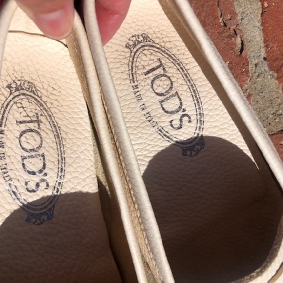 TODS White Gommino Driving Moccasin 7.5 M - Picture 6 of 12